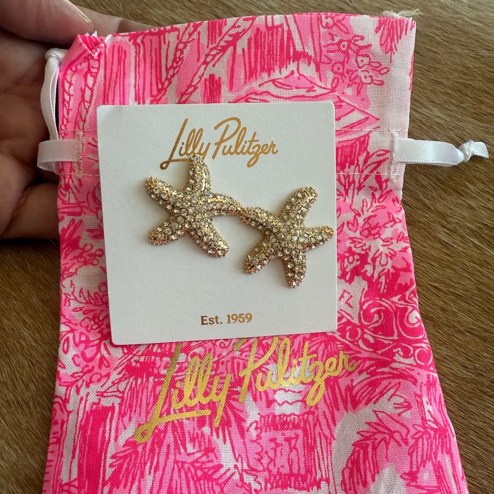 Lily Pulitzer Starfish Earrings